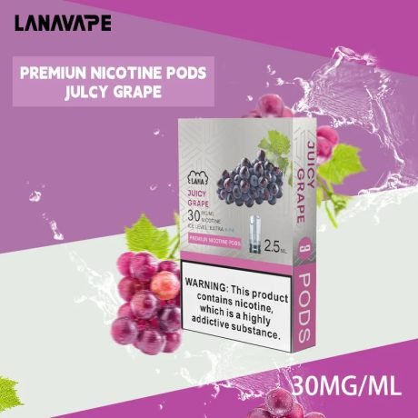 LANA透明發光煙彈葡萄味