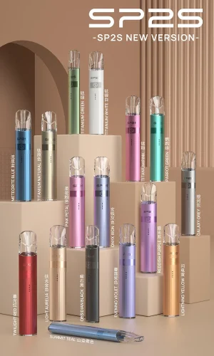 SP2S電子烟鈦色主機|16色可選|通用一代煙彈
